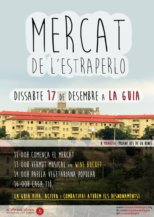Cartell del Mercat de l'Estraperlo de La Guia