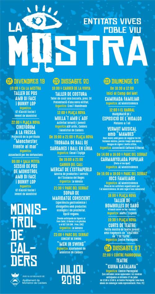 Cartell Mostra Monistrol 2019